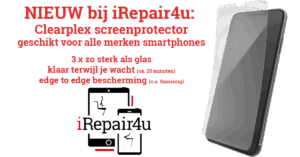 Ultrasterke screenprotector Clearplex iRepair4u