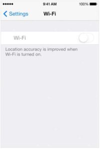 iPhone 6 Wifi Greyed Out